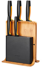 Bambusový blok s pěti nožy Fiskars Functional Form