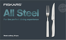 Sada steakových příborů Fiskars All Steel - 24 ks