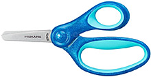 Dětské nůžky se třpytkami Fiskars - modré