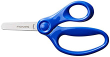 Dětské nůžky se zaoblenou špičkou Fiskars - modré